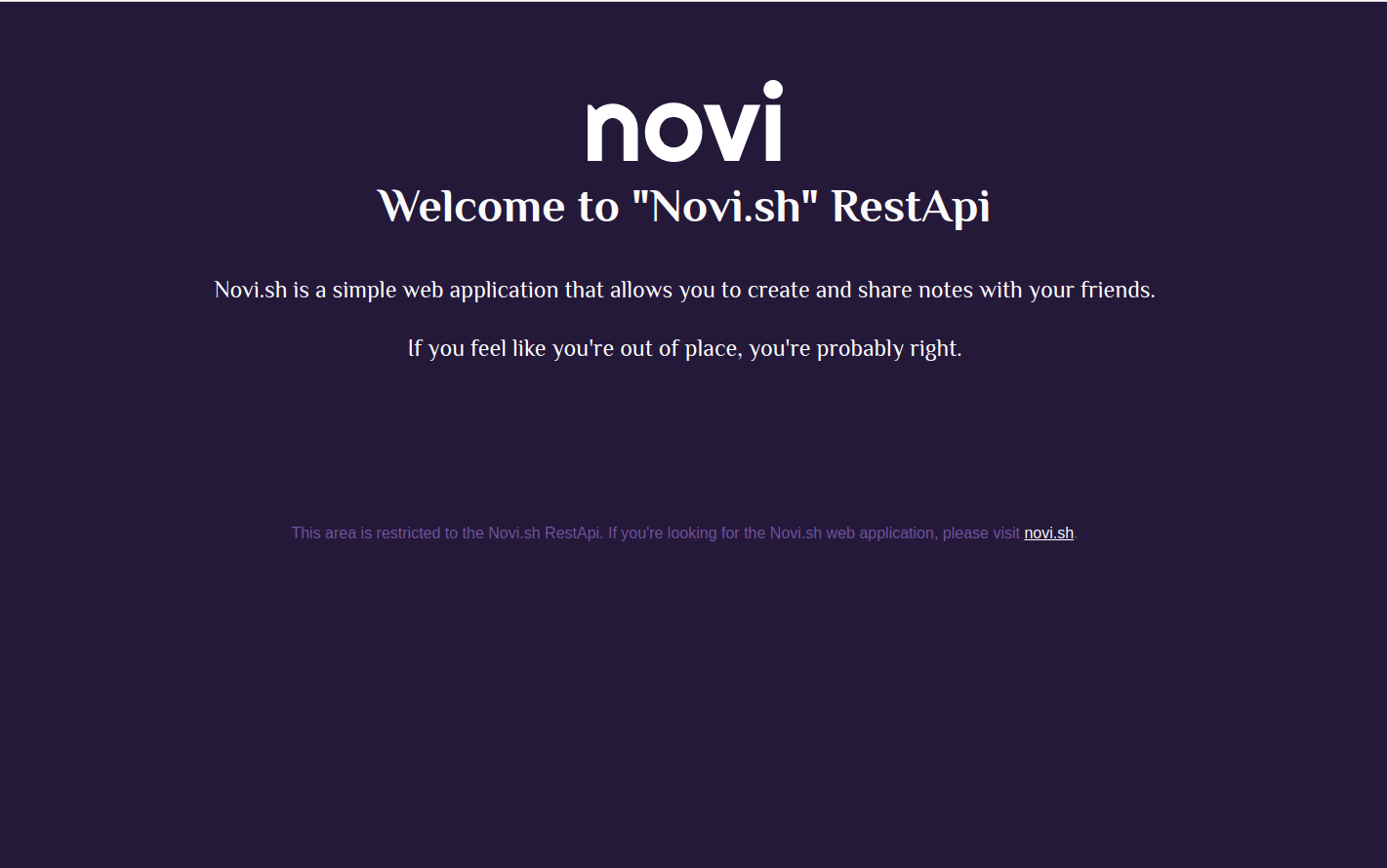 GitHub - dmozar/novi
