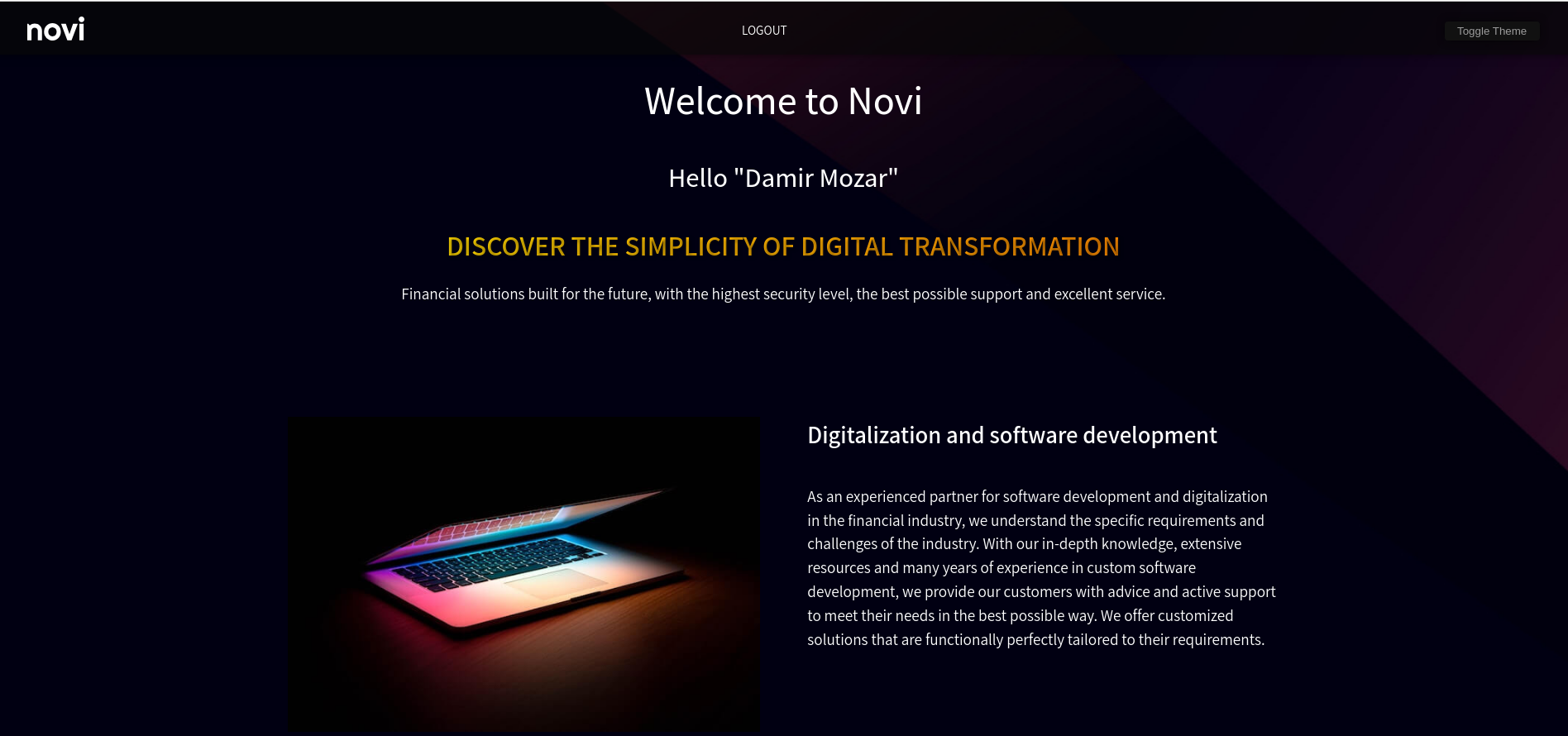 GitHub - dmozar/novi