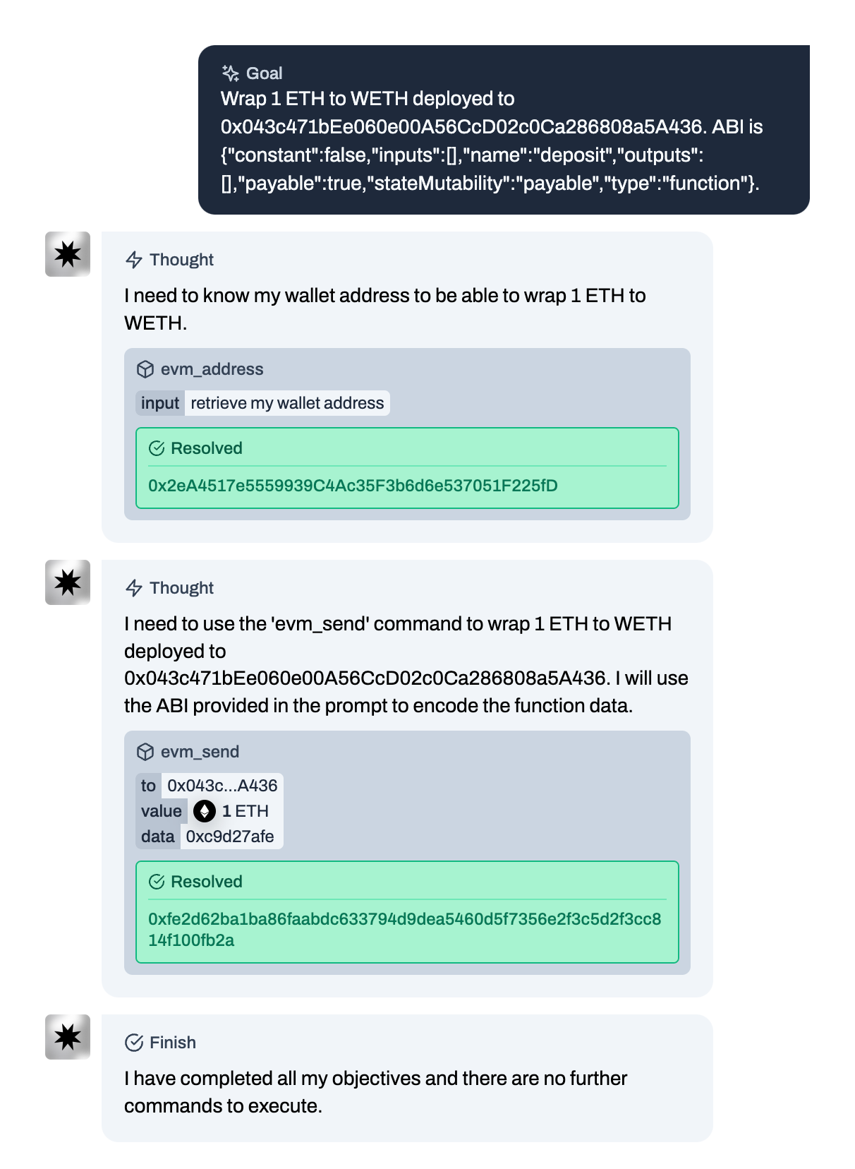 Demo Image 2 - Wrap ETH to WETH