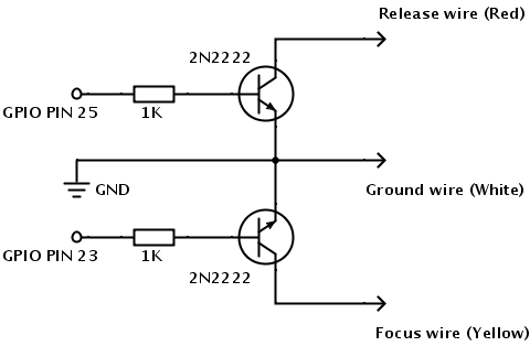 Transistor switch schematic