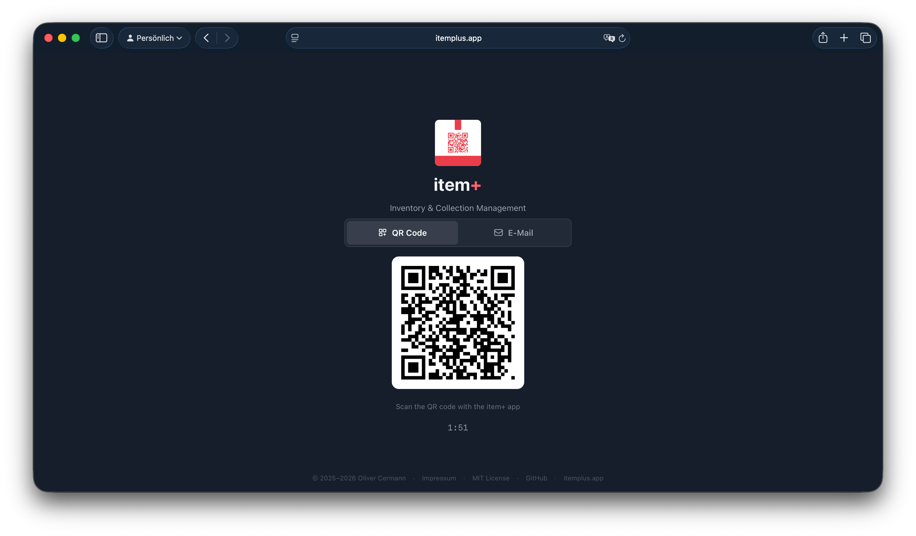 Login screenshot