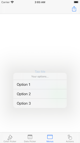 Button Menu