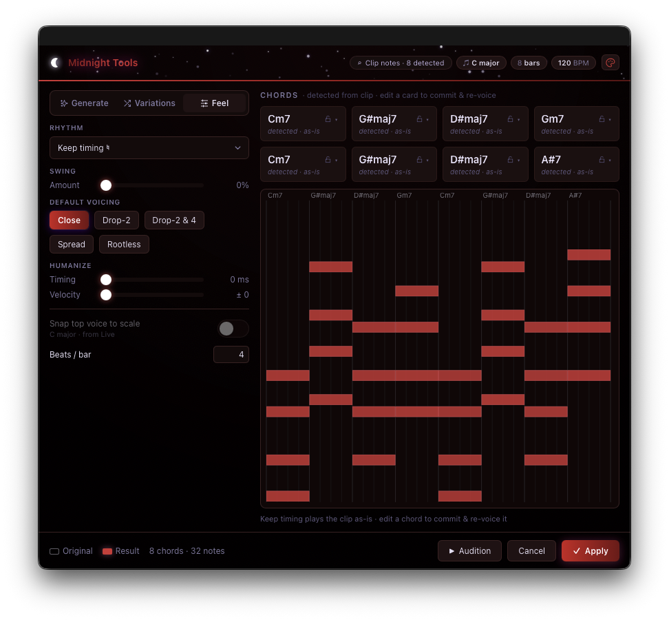 Midnight Tools - Scarlet Theme