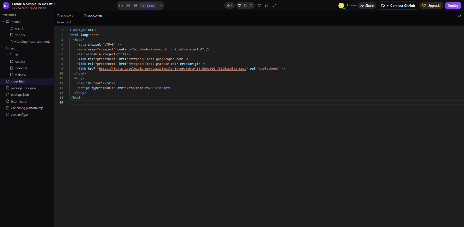 04 · Code editor
