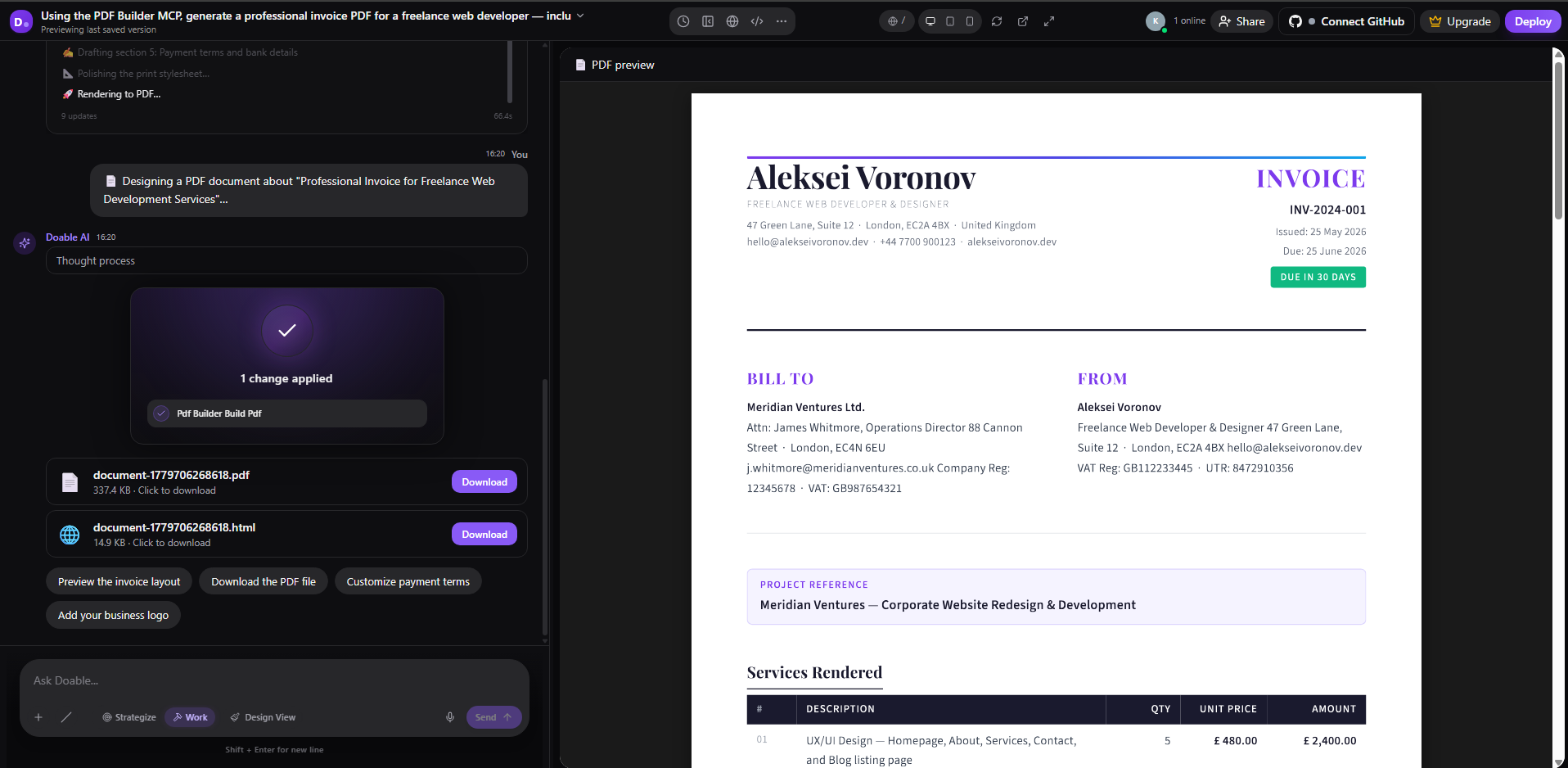PDF Builder MCP