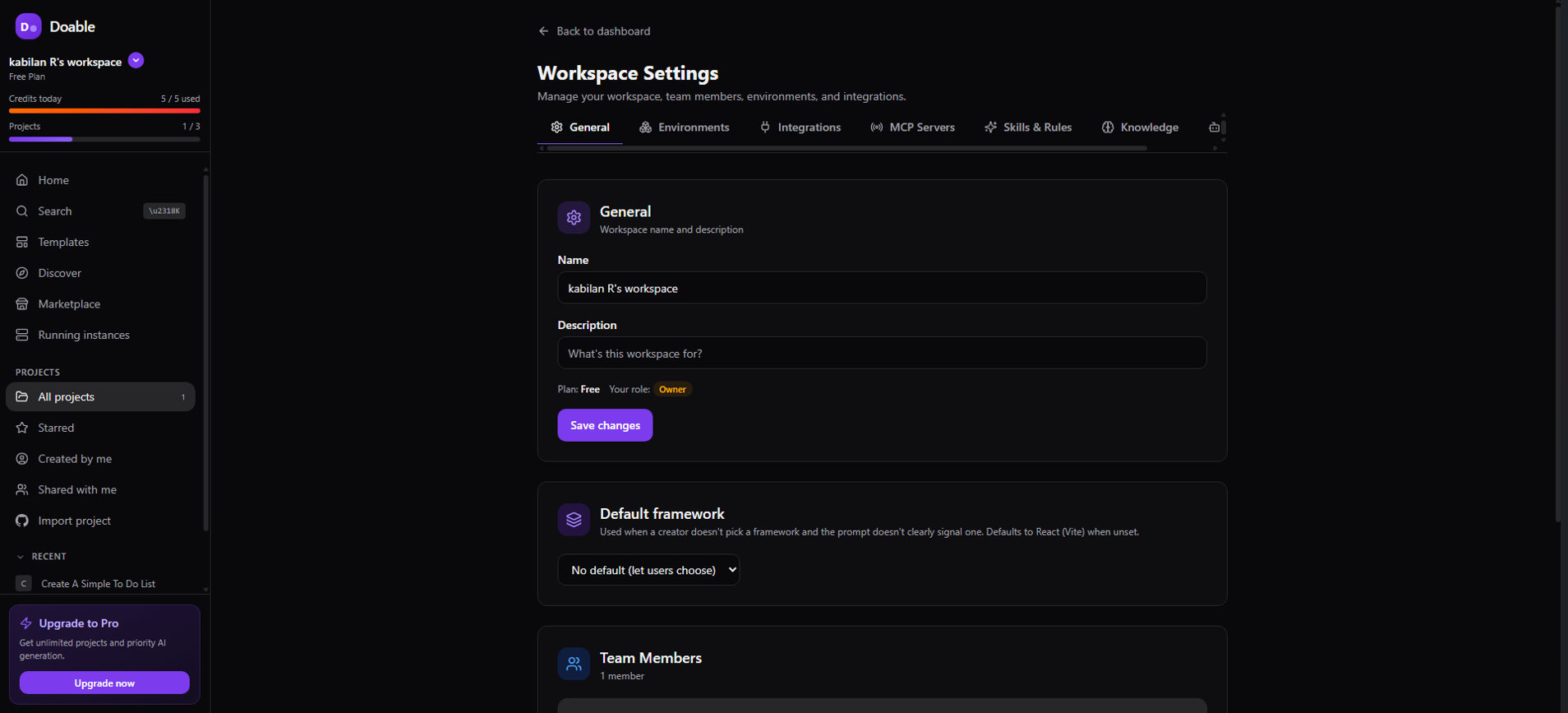 06 · Workspace & team settings