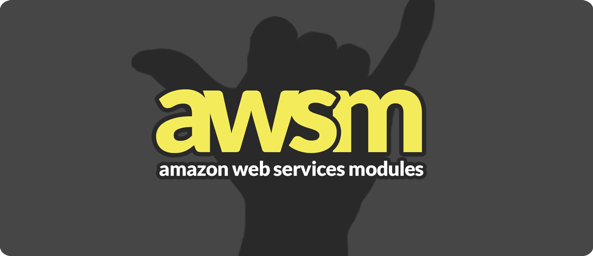 AWSM logo aws modules lambda api gateway JAWS