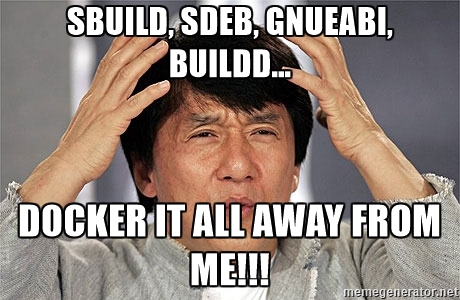 Frustrated Jackie Chan