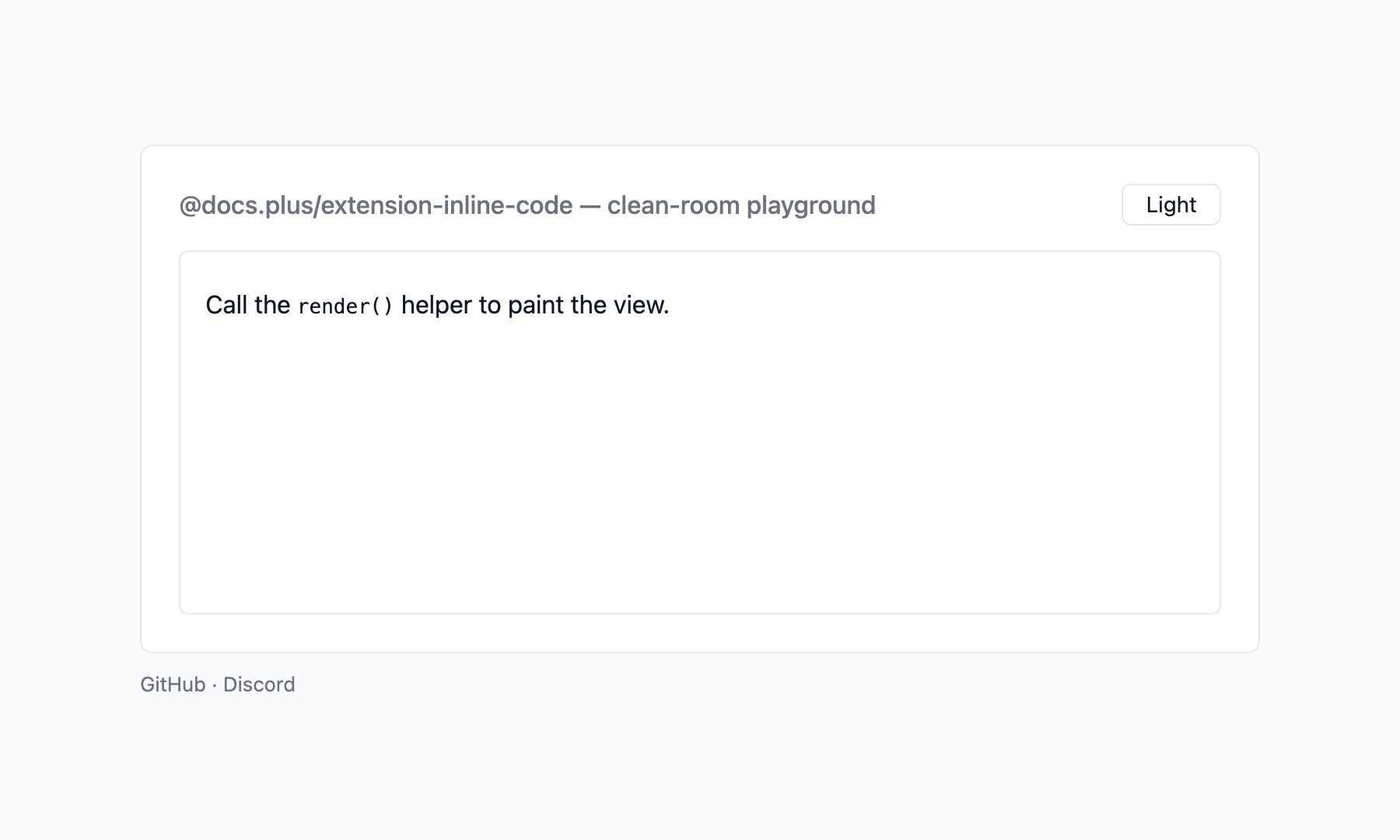 Inline code mark rendered as a monospace span inside a paragraph