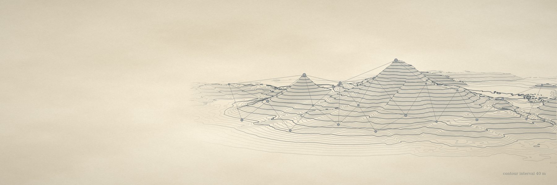 Topo style: true contour lines