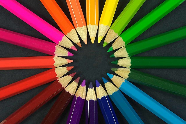 Colouring pencils by MichaelMaggs