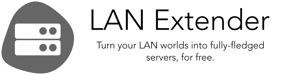 LAN Extender: Turn your LAN worlds into fully-fledged servers, for free.