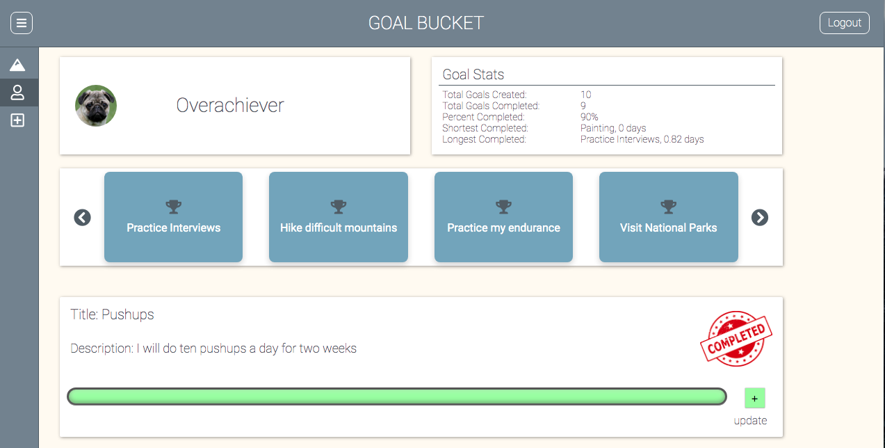GitHub - doittherailway/GoalBucket: Goal Bucket is a goal setting and ...