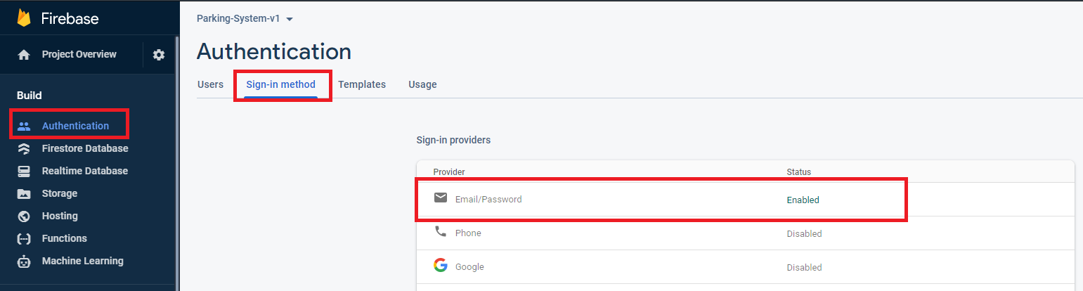 Firebase Authentication