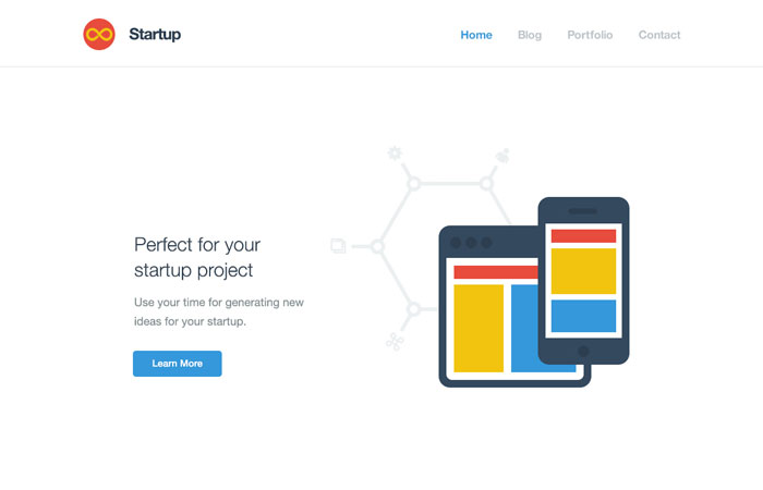 Startup Framework Bootstrap Template