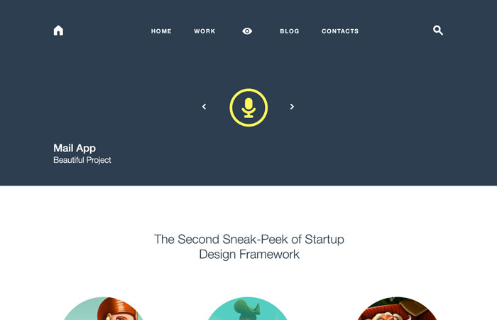 Startup Framework Bootstrap Template