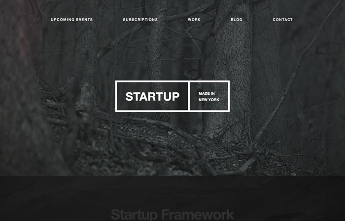 Startup Framework Bootstrap Template