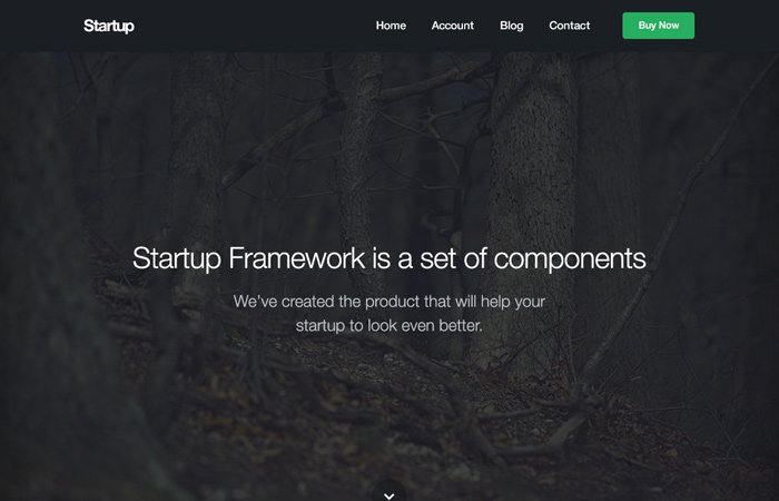 Startup Framework Bootstrap Template