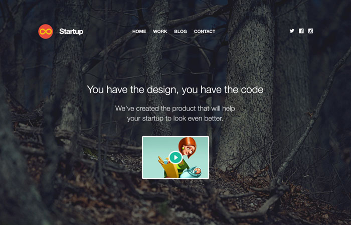 Startup Framework Bootstrap Template