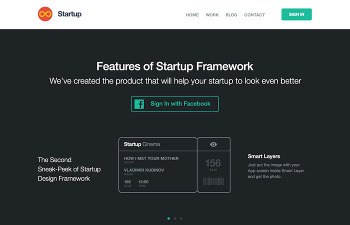 Startup Framework Bootstrap Template