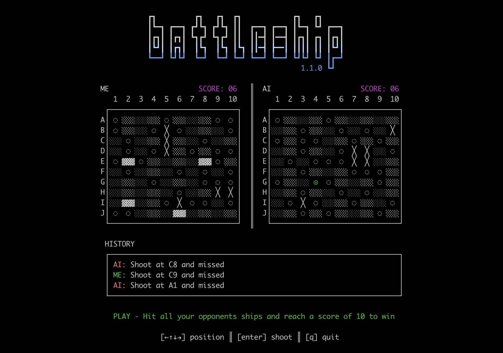 Battleship screenshot