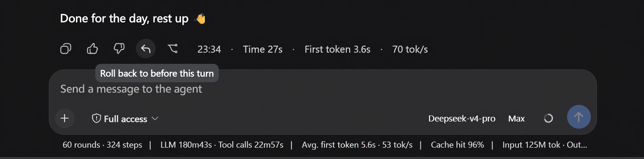 Rollback button
