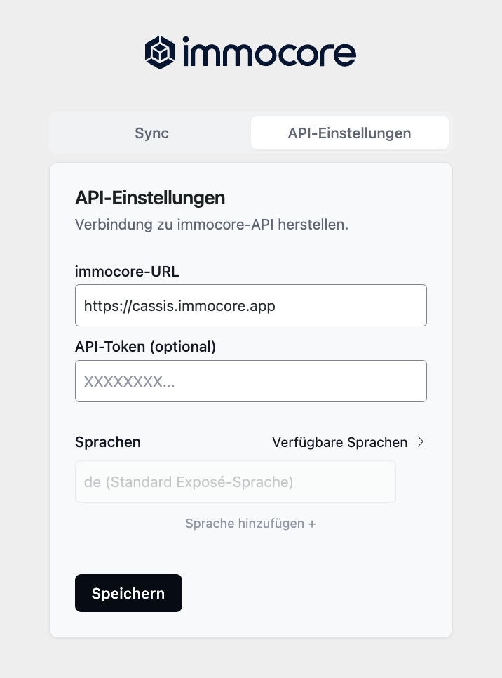 Einstellungen
