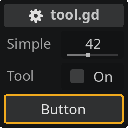 Simple Tool Button's icon