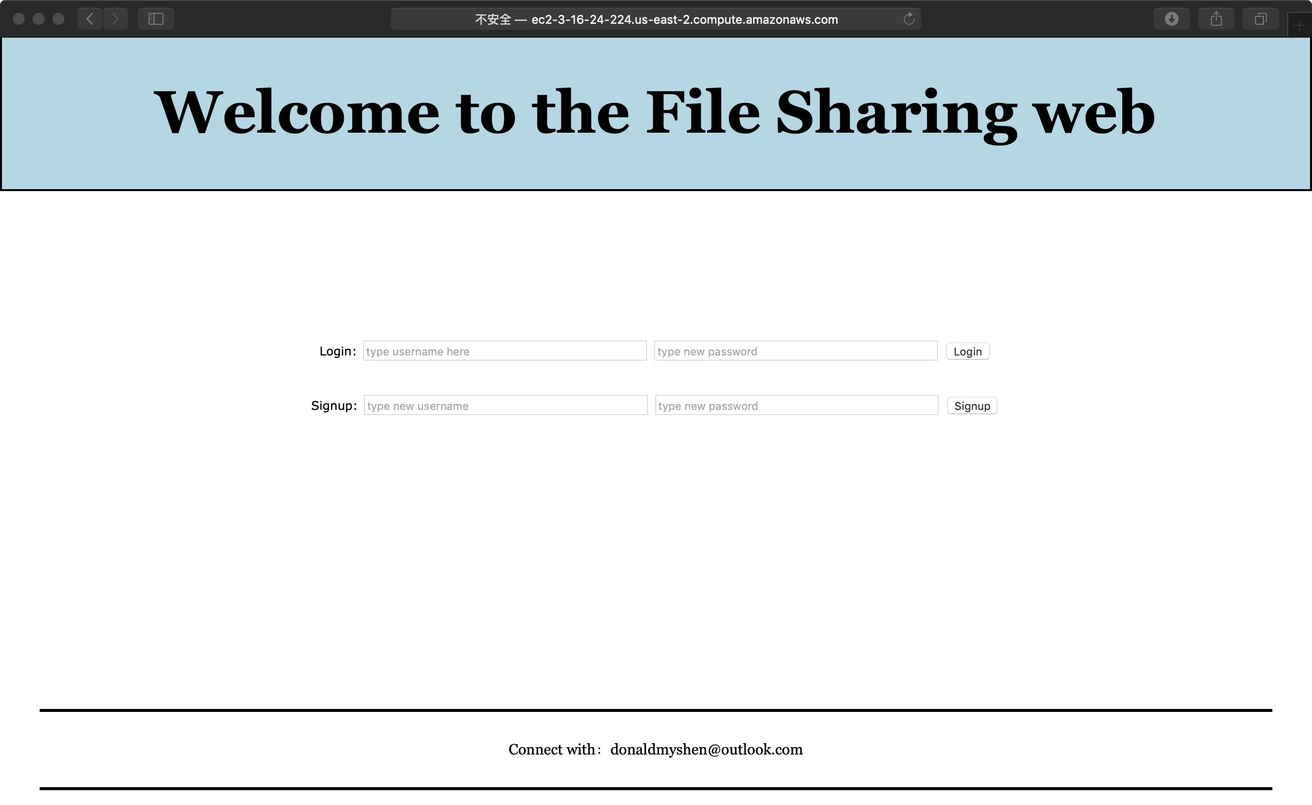 Simple file deals sharing