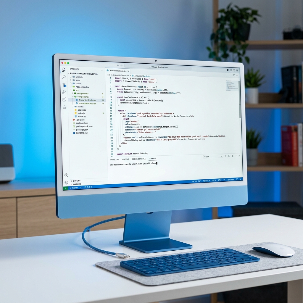 React iMac M4 Setup Demo