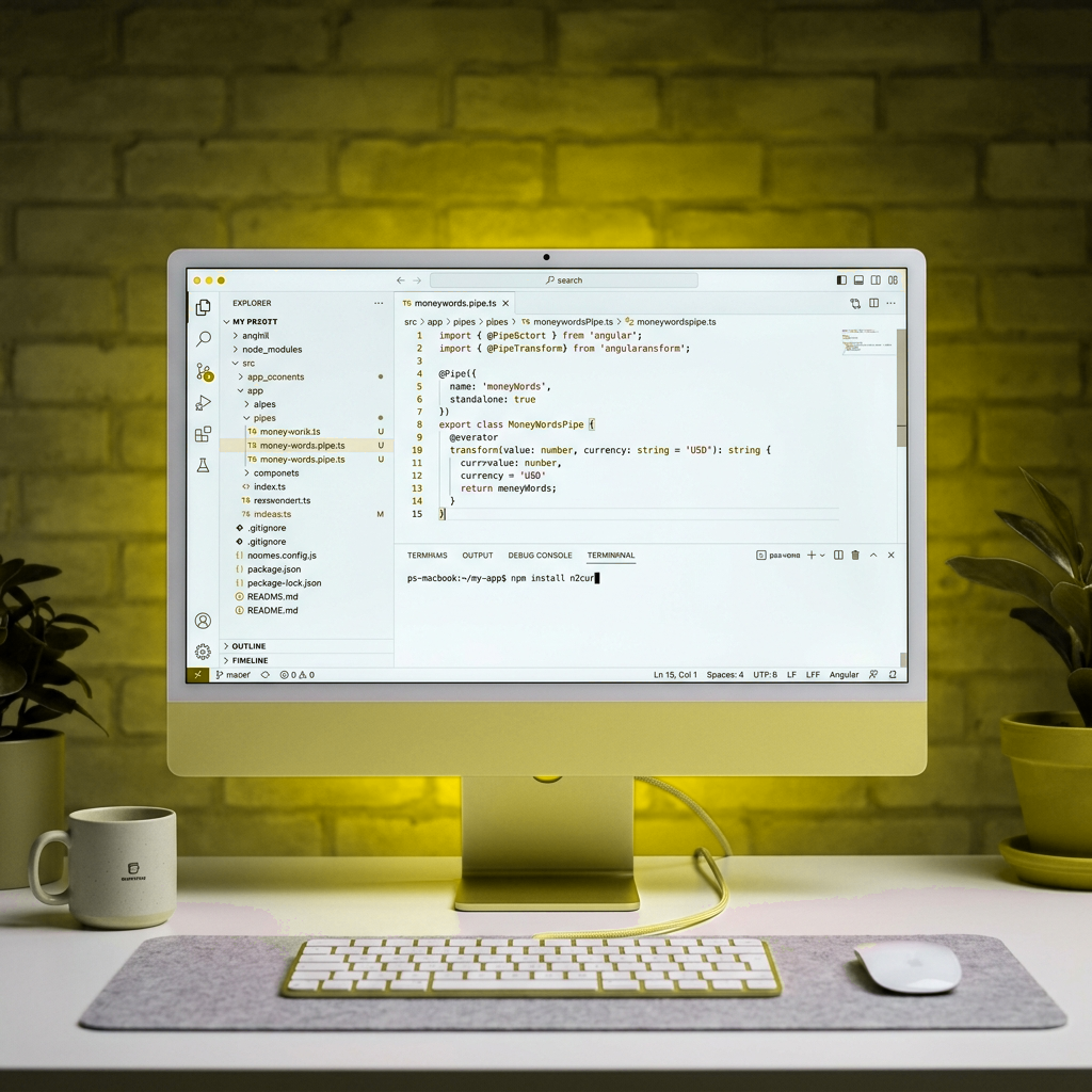 Vanilla JS iMac M4 Setup Demo