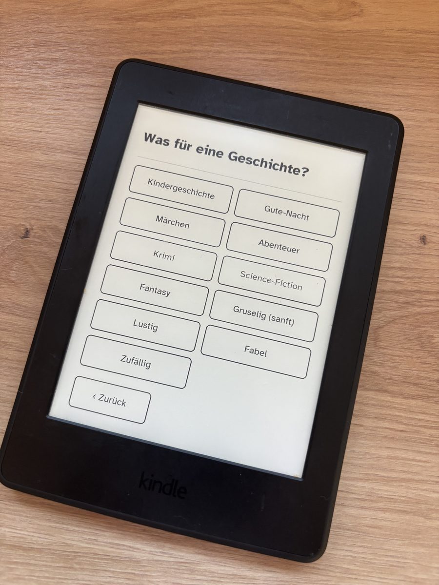 Reading a generated story
