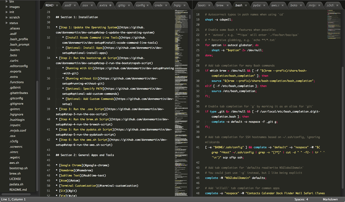 Dev scripts. Интерфейс в программе Sublime text. Программа Sublime text. Sublime text 3 Интерфейс. Саблайм текст Интерфейс.