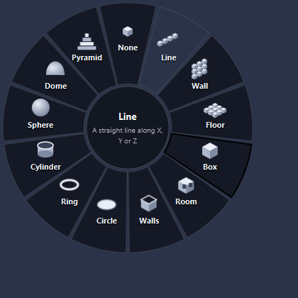 The Easy Build wheel in Build mode