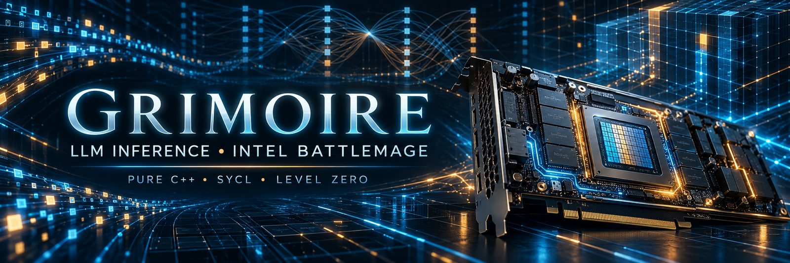 GRIMOIRE LLM inference banner