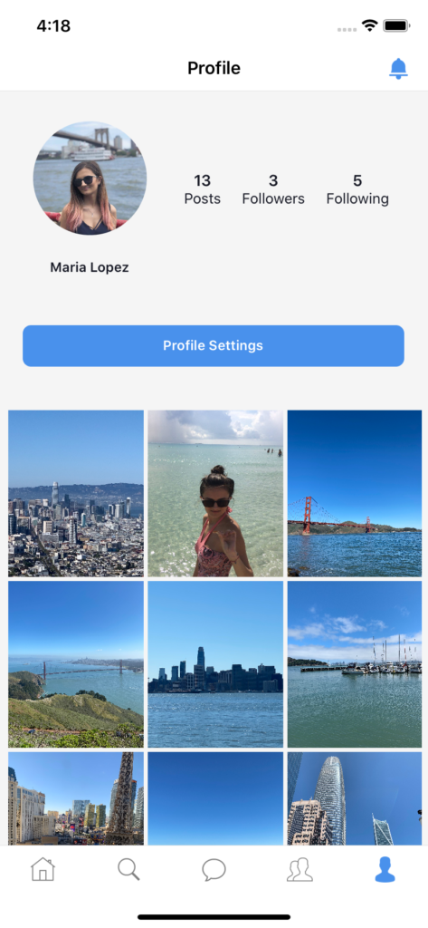 Flutter Instagram Clone preview 3