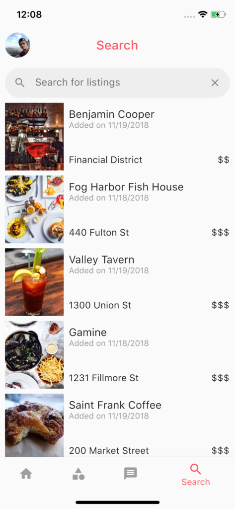 Flutter Universal Listings App Template   preview 4