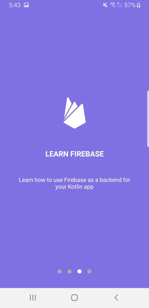 Android Starter Kit with Firebase preview 3