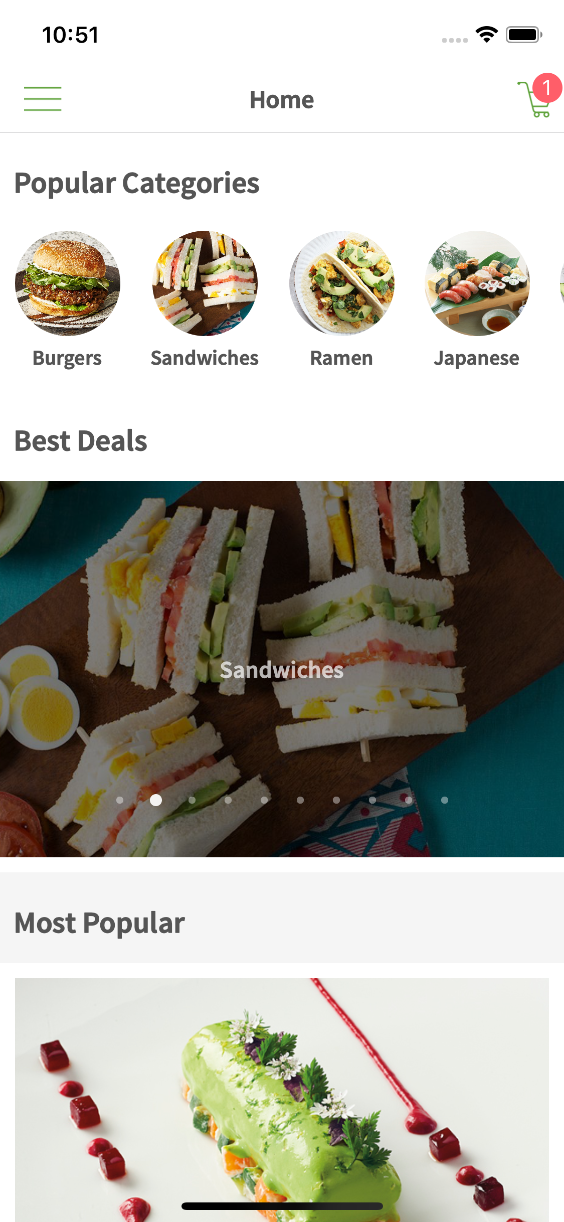 React Native Food Delivery App Template preview 4