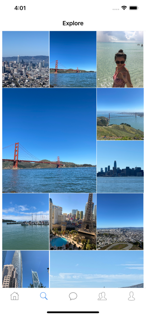 React Native Social Media Photo App preview 3