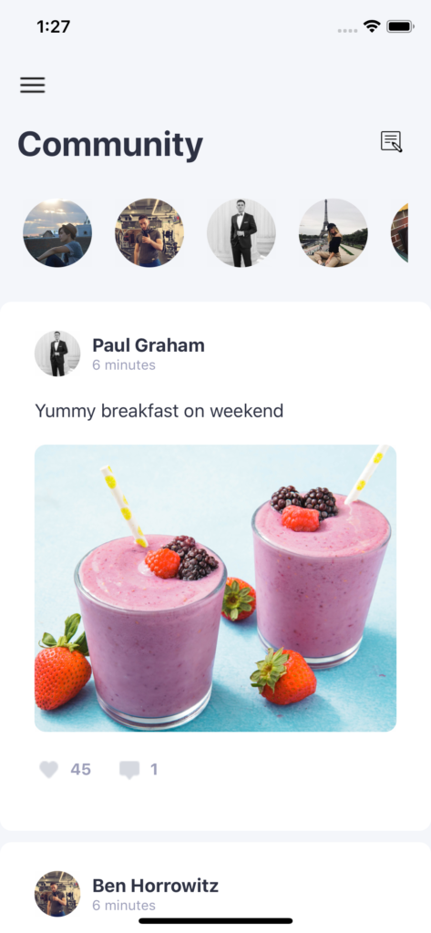 React Native Fitness App Template preview 4