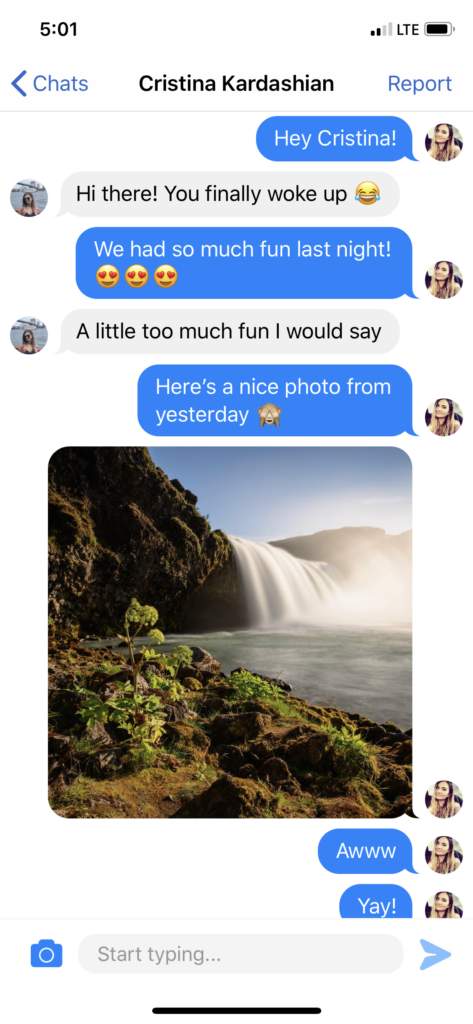 Swift Chat App Template   preview 4