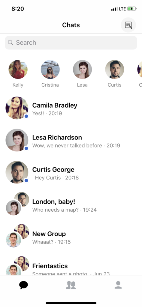 Swift Chat App Template   preview 1