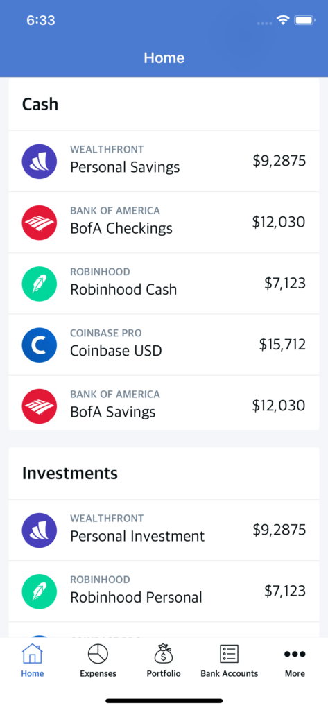 Swift Finance App Template   preview 2