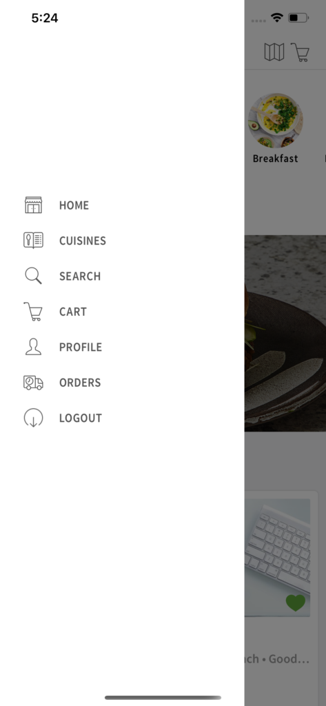 Swift Food Delivery App Templates preview 3