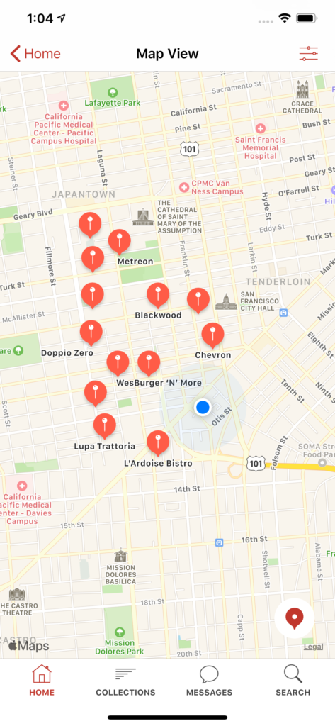 Swift Store Locator App Template   preview 4