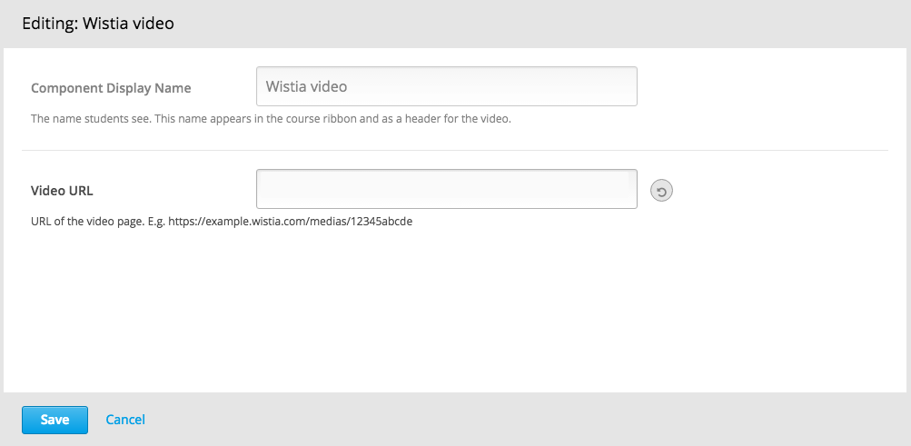 Edit Wistia video Xblock