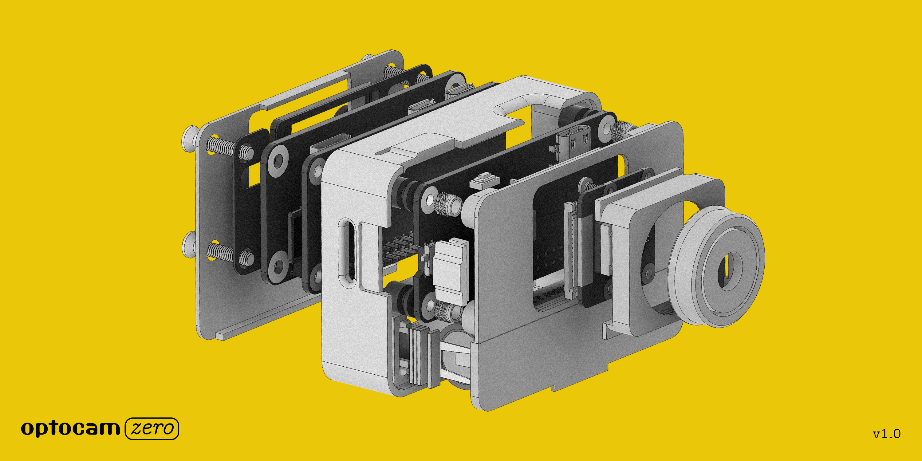 Optocam Zero exploded view