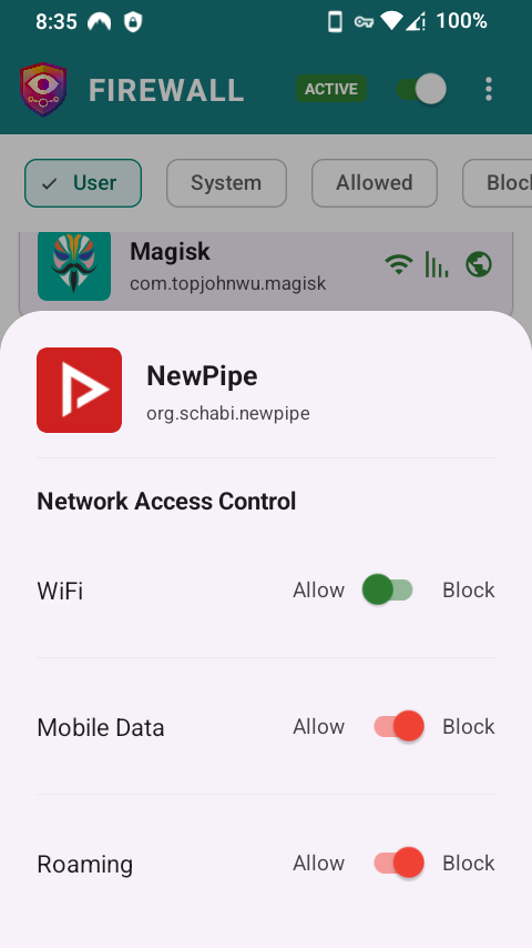 De1984 Firewall Controls by Doru Moraru