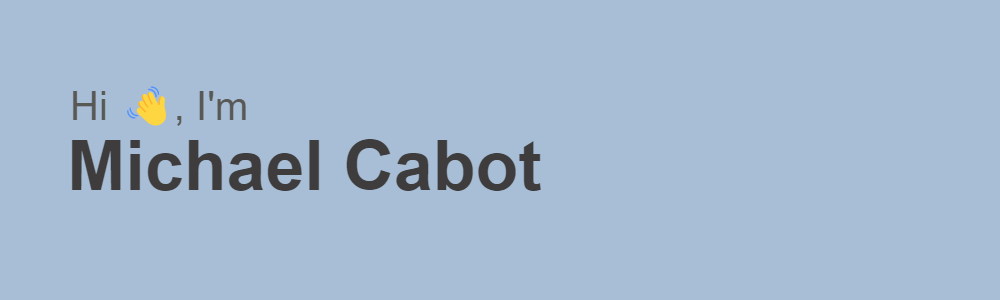 dosbubba (Michael Cabot) · GitHub